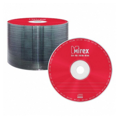Диск Mirex CD-R 700MB 48x Hotline Shrink (UL120050A8T)