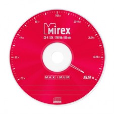 Диск Mirex CD-R 700MB 52x Maximum Cake Box 25 шт