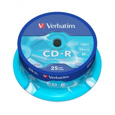 Диск Verbatim CD-R 700 Mb 52x, Cake Box (43432)