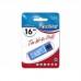 Флеш накопитель 16GB SmartBuy Glossy USB 2.0 (Blue)
