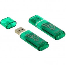 Флеш накопитель 16GB SmartBuy Glossy USB 2.0 (Green)
