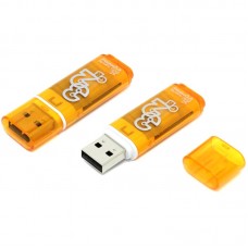 Флеш накопитель 32GB SmartBuy Glossy USB 2.0 (Orange)