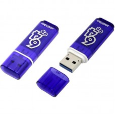 Флеш накопитель 64GB SmartBuy Glossy USB 3.0 (Dark Blue) (SB64GBGS-DB)