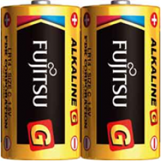 Батареи щелочные Fujitsu LR14G(2S), серии G, типа С, 2 шт, (в пленке)