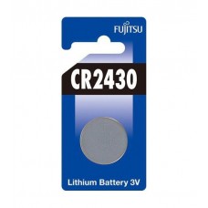 Элемент питания (батарейка/таблетка) Fujitsu CR2430 [литиевая, DL2430, 3 В]