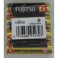 Батареи щелочные Fujitsu LR6G(4S), серии G, типа АА, 4 шт, (в пленке)