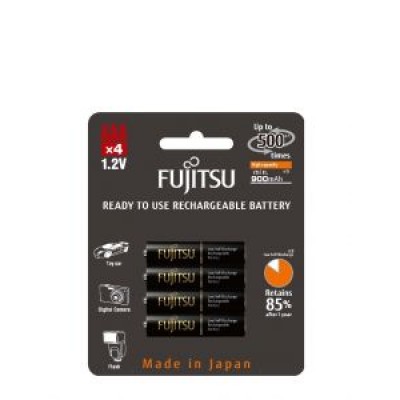 Аккумулятор Fujitsu HR-4UTHCEX(4B) ААА, 900 мАч, 4 шт (в блистере)
