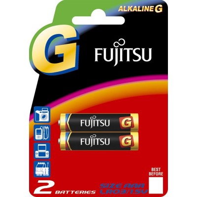 Батареи щелочные Fujitsu LR6G(2B), серии G, типа АА, 2 шт, (в блистере)