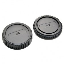 Комплект JJC L-R5 для OLYMPUS, Panasonic, Leica: крышка для корпуса камеры + задняя крышка объектива