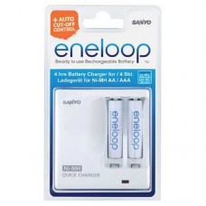 Зарядное устройство SANYO Eneloop MDR02-E-2-4UTGB + 2 аккумулятора AAA 750mAh