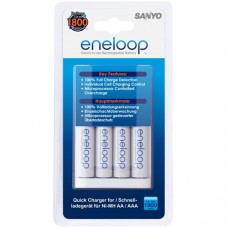 Зарядное устройство SANYO Eneloop MQR06-E-4-3UTGB + 4 аккумулятора AA 1900mAh