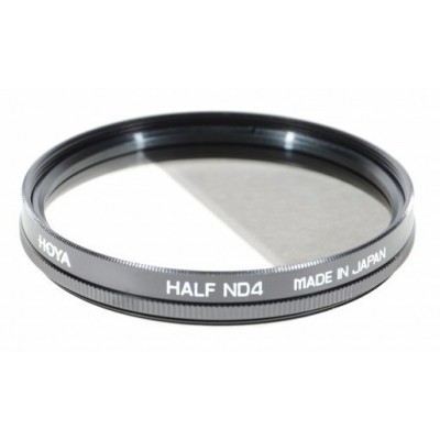 Градиентный нейтрально-серый фильтр HOYA ND4 HALF 58mm