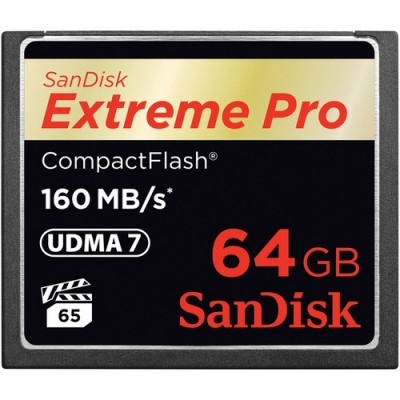 Флеш карта CF 64GB SanDisk Extreme Pro 160MB/s (SDCFXPS-064G-X46)