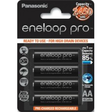 Аккумуляторы Panasonic Eneloop Pro BK-3HCCE/4BE 2450 mAh 4 шт, AA