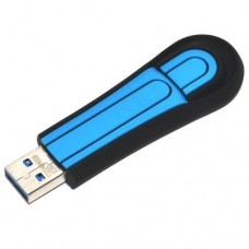 Флеш накопитель 128GB A-DATA S107, USB 3.0, резиновый, Синий (AS107-128G-RBL)