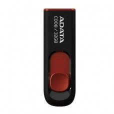 USB-накопитель 32GB A-DATA Classic C008, черный/красный AC008-32G-RKD