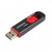 USB-накопитель 32GB A-DATA Classic C008, черный/красный AC008-32G-RKD