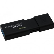 USB-накопитель 64GB Kingston DataTraveler Traveler 100 G3, черный (DT100G3/64GB)