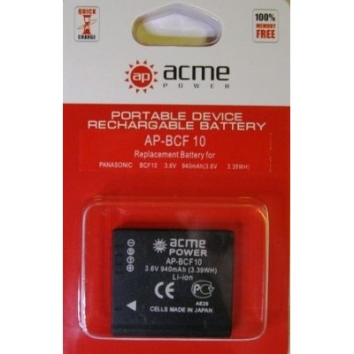 Аккумулятор AcmePower AP-DMW-BCF10E / DMW-BCF10 / CGA-S/106C