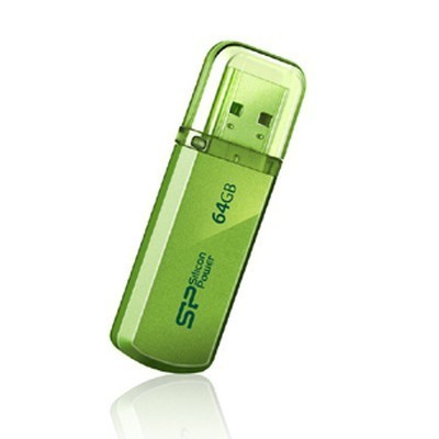 USB-накопитель 64GB Silicon Power Helios 101, зеленый (SP064GBUF2101V1N)
