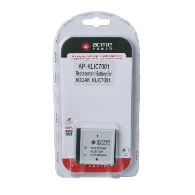 Аккумулятор AcmePower AP-KLIC-7001