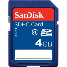 Карта памяти 4GB SanDisk SDHC Class 4 (SDSDB-004G-B35)