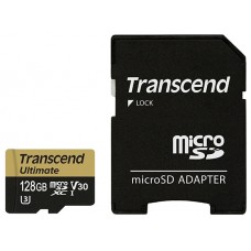 Карта памяти 128GB Transcend Ultimate MicroSDXC Class 10 UHS-I (TS128GUSDU3M)