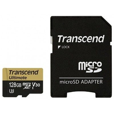 Карта памяти 128GB Transcend Ultimate MicroSDXC Class 10 UHS-I (TS128GUSDU3M)