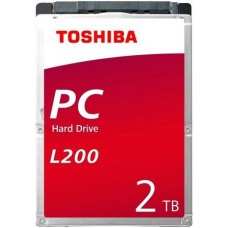 Внутренний жесткий диск HDD 2TB Toshiba L200, 2.5", SATA III (HDWL120UZSVA)