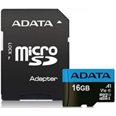 Карта памяти 16GB ADATA MicroSDHC Class 10 UHS-I + SD адаптер (AUSDH16GUICL10A1-RA1)