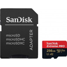 Карта памяти 256GB SanDisk Extreme Pro Class 10 + SD адаптер (SDSQXCZ-256G-GN6MA)