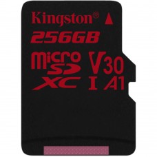 Карта памяти 256GB Kingston Canvas React MicroSDXC Class 10 UHS-I (U3) (SDCR/256GBSP)