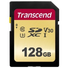 Карта памяти 128GB Transcend 500S SDXC Class 10 UHS-I (TS128GSDC500S)
