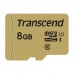 Карта памяти 8GB Transcend 500S MicroSDHC Class 10 UHS-I + SD-адаптер (TS8GUSD500S)