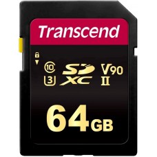 Карта памяти 64GB Transcend 700S SDXC Class 10 UHS-II (TS64GSDC700S)
