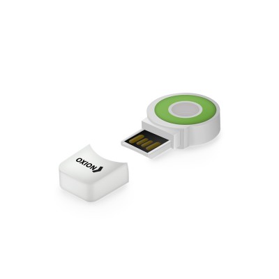 Картридер MicroSD USB 2.0 Oxion зеленый OCR014GR