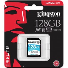 Карта памяти 128GB Kingston Canvas Go SDXC Class 10 UHS-I (SDG/128GB)