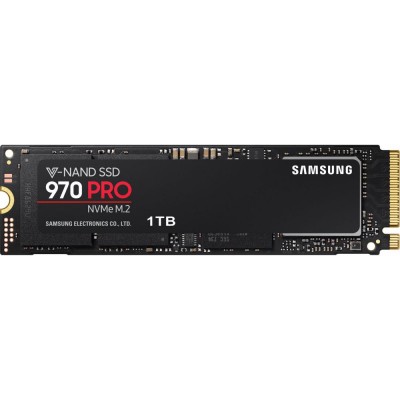 Твердотельный диск 1TB Samsung 970 PRO, M.2, PCI-Ex4 (MZ-V7P1T0BW)