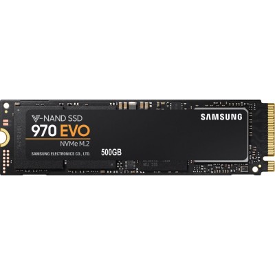 Твердотельный диск 500GB Samsung 970 EVO, M.2, PCI-Ex4 (MZ-V7E500BW)