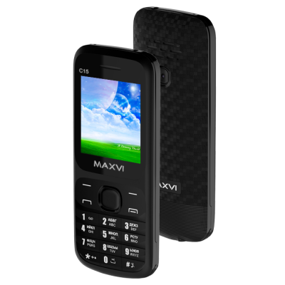 Телефон Maxvi C15 Black