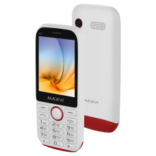 Телефон MAXVI K17 White Red