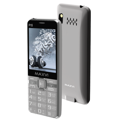 Телефон Maxvi P15 Grey