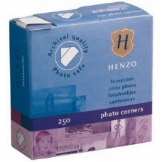 Уголки для фотографий Henzo 18311 прозрачные 250 шт