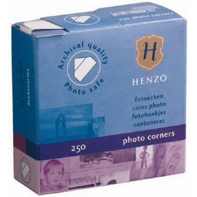 Уголки для фотографий Henzo 18311 прозрачные 250 шт