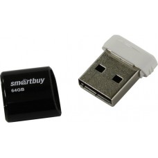 Флеш накопитель USB 64Gb SmartBuy Lara Black (SB64GBLARA-K)