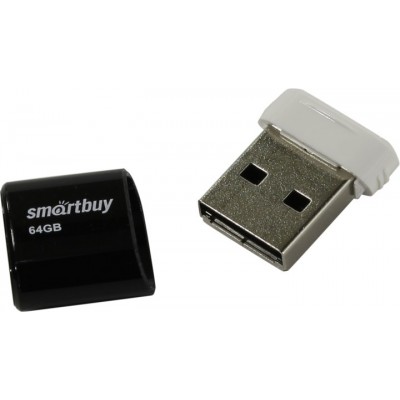 Флеш накопитель USB 64Gb SmartBuy Lara Black (SB64GBLARA-K)