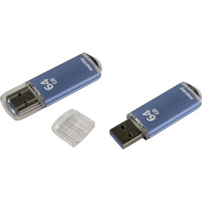 Флеш накопитель USB 64Gb SmartBuy V-Cut Blue (SB64GBVC-B3)