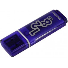 Флеш накопитель USB 128Gb SmartBuy Glossy Dark Blue (SB128GBGS-DB)