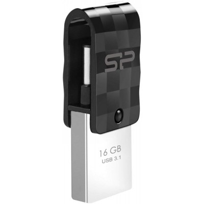 Флеш накопитель 16GB Silicon Power Mobile C31 OTG USB 3.1/Type-C (SP016GBUC3C31V1K)