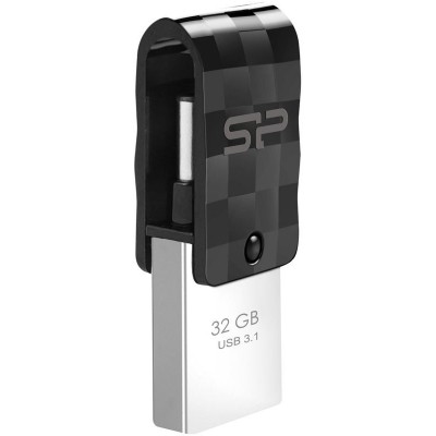 Флеш накопитель 32Gb Silicon Power Mobile C31 OTG USB 3.1/Type-C (SP032GBUC3C31V1K)